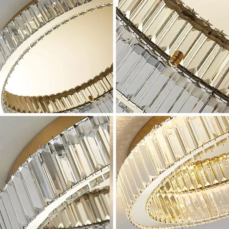 Decorbites™ Kristall-LED-Deckenleuchter – Modernes Wohnraumbeleuchtung für Wohnzimmer, Schlafzimmer