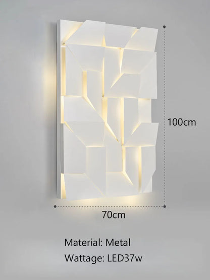 DecorBites™ Geometric Art Indoor Wall Lamp for Bedroom Living Room Staircase Home Decor