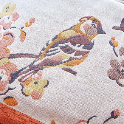 Decorbites™ Baumwoll-Gaze-Pfau-Badhandtuch - Weich, hautfreundlich, schnell trocknend - 90x180 cm