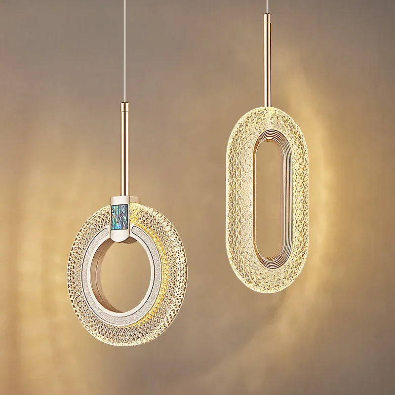 Black Art Deco Pendant Light