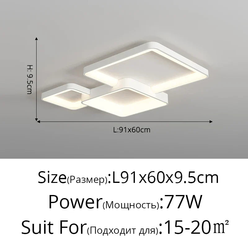 Decorbites™ LED-Kronleuchter: Moderne Innenbeleuchtung für Schlafzimmer, Küche, Wohnzimmer, Esszimmer
