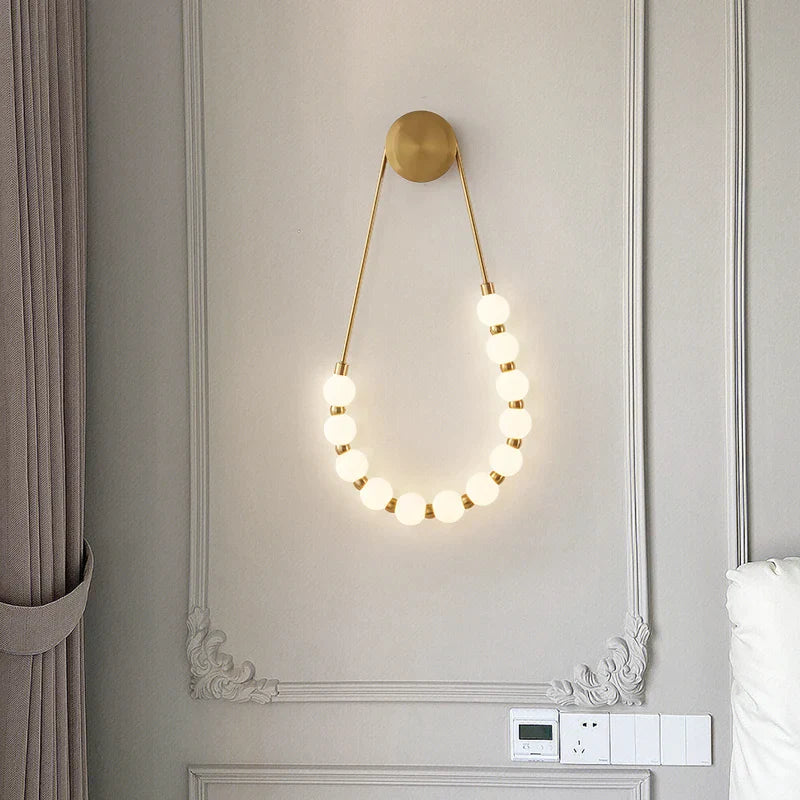 Decorbites™ Sahne Italienischer Stil Asymmetrische Zauberbohne Wandlampe