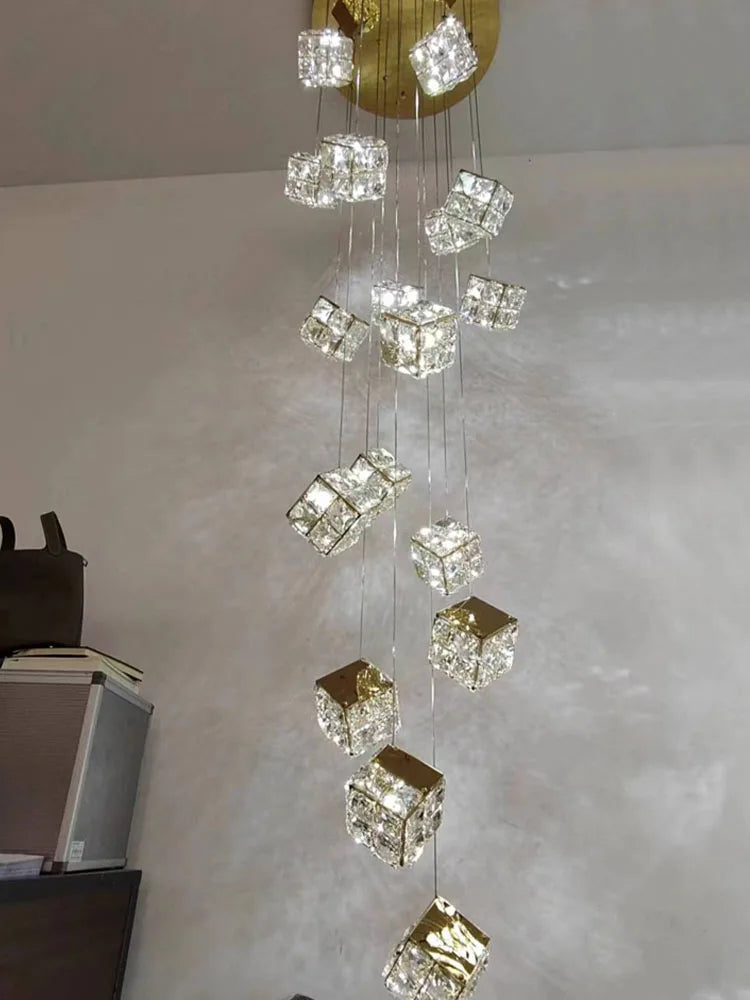 Decorbites™ Kristall Moderne Kronleuchter für Wohnzimmer Luxus-Loft LED-Beleuchtung Treppenhaus-Kronleuchter