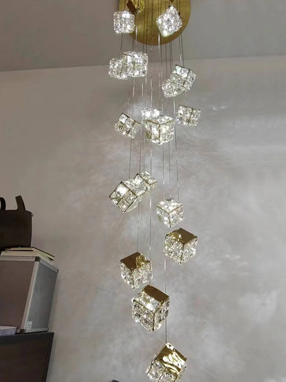 Decorbites™ Kristall Moderne Kronleuchter für Wohnzimmer Luxus-Loft LED-Beleuchtung Treppenhaus-Kronleuchter