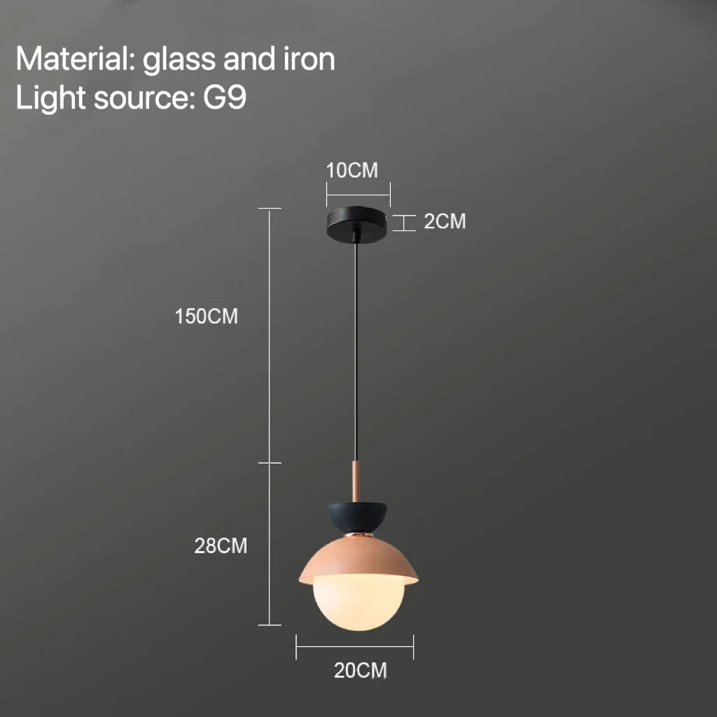 Decorbites™ Glas-Kugelleuchte: Moderne nordische Leuchte für die Einrichtung zu Hause, Küche, Esszimmer, Schlafzimmer