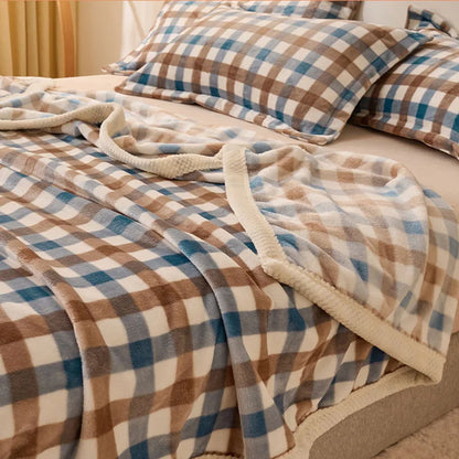 Decorbites™ Japanische Milchsamt-Veloursdecke: Weich, dick und gemütlich für alle Jahreszeiten