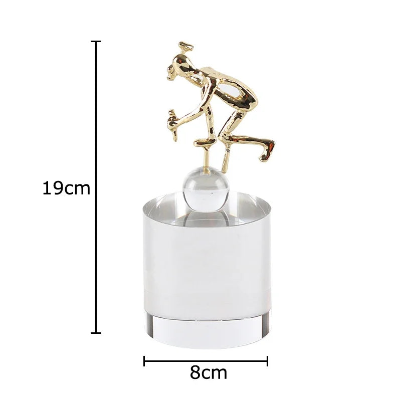 Decorbites™ Kristallskulptur Abstrakte Statuen Moderne Raumdekoration Ornamente Ästhetische Kunsthandwerke