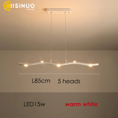 Decorbites™ LED-Wellen-Hängeleuchte für Büro, Esszimmer und Wohnzimmer-Dekoration