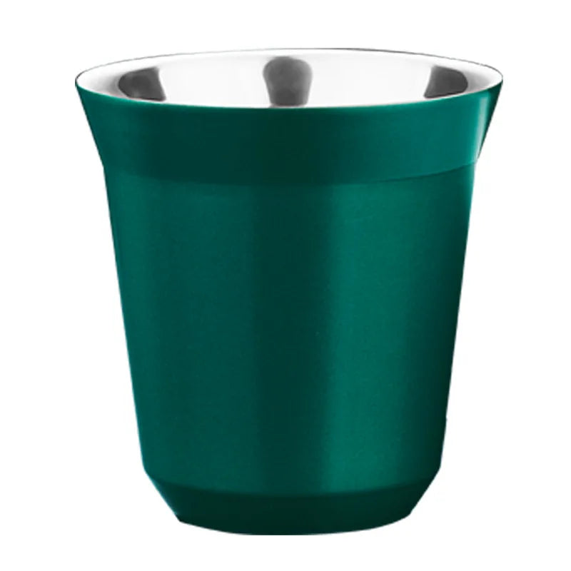 Decorbites™ Doppeltwandige Espressotassen, Isolierter Kaffeebecher, Unzerbrechlicher Edelstahlbecher