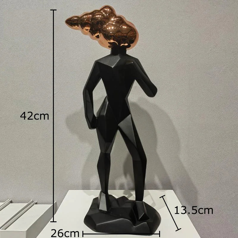 DecorBites™ Abstract Resin Sculpture Room Decoration Set