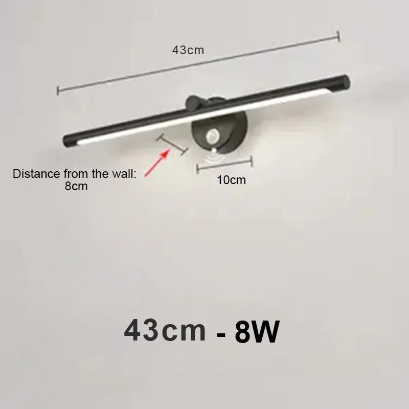 Decorbites™ LED-Wandlampe mit Touch-Dimmung und Bewegungssensor - 40 cm/55 cm