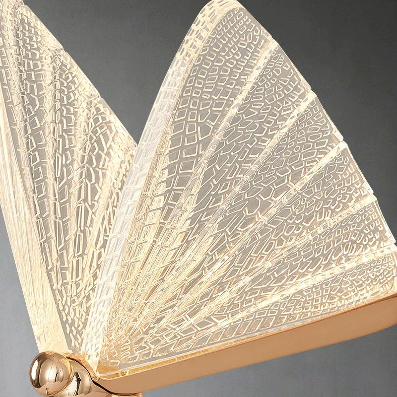 DecorBites™ LED Butterfly Wall Lamp: Modern Nordic Indoor Lighting for Home Living Room Staircase & Bedroom
