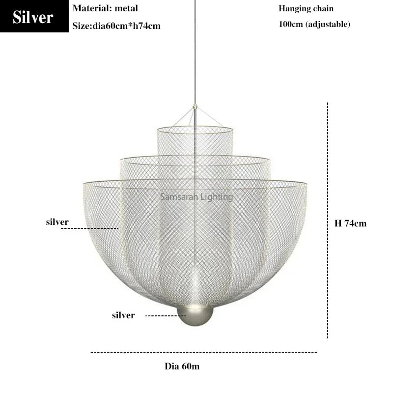 Decorbites™ Geometrische Eisenleuchter | Nordischer Loft-Pendant-Lichtarmatur