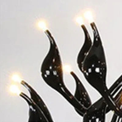 Decorbites™ Eisen-Schwan-Hängeleuchte | Nordische LED-Kronleuchter für die Hausdekoration