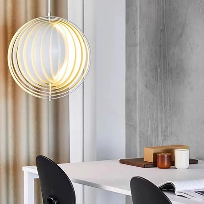 DecorBites™ Designer Moon LED Chandelier Nordic Art Hanging Lights