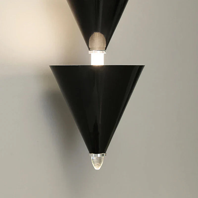 Gold Cone Pendant Lamp 5-Light LED Design