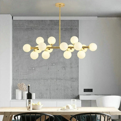 Decorbites™ Glas-Kugeln-LED-Hängelampe, moderne runde Design für Heimdekoration-Beleuchtung