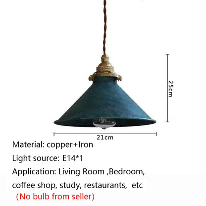 Vintage Industrial Black Iron Pendant Light