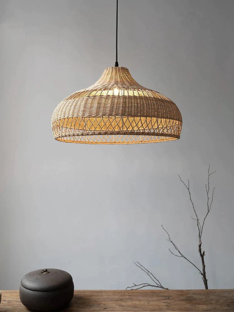 Decorbites™ Bambus-Rattan-Hängeleuchten für Küsten-Wabi-Sabi-Heimdekoration