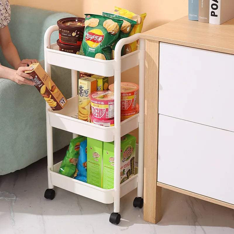 Metal Rolling Storage Cart