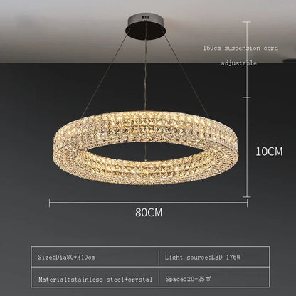 Decorbites™ Crystal-LED-Deckenleuchter: Moderner Luxus für Wohnzimmer, Schlafzimmer und Heimdekoration