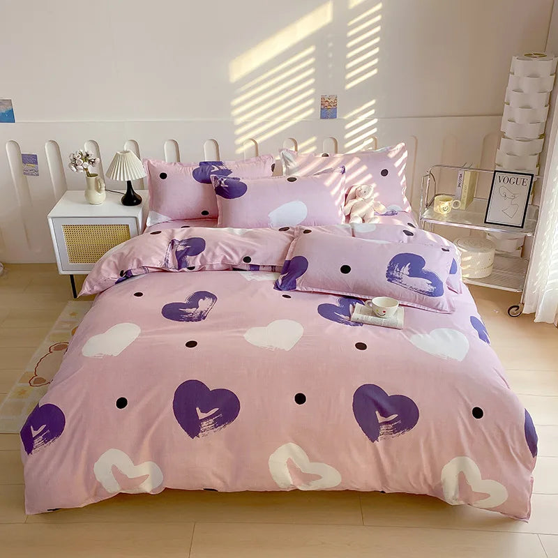 Decorbites™ Leopard-Print-Weichbettwäsche-Set Bettbezug-Kit - Hohe Qualität, hautfreundlich, bequem