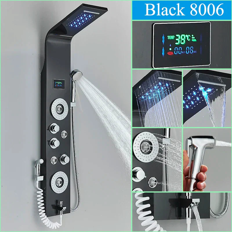 Blue LED Shower System