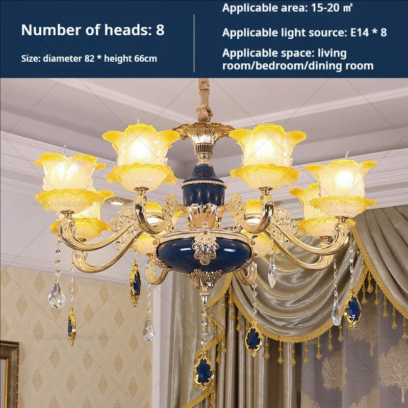 Decorbites™ Elegante Kristall-Leuchter Beleuchtung für Wohnzimmer und Schlafzimmer