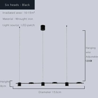 Decorbites™ Dimmbare LED-Deckenleuchter für Wohnzimmer & Küche - Moderne Hängelampe