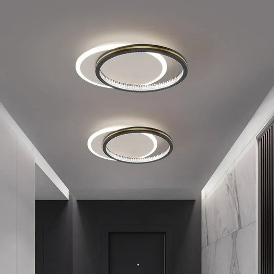 Decorbites™ Kristall-LED-Deckenleuchten für eleganten Hausflureingang mit minimalistischen Design