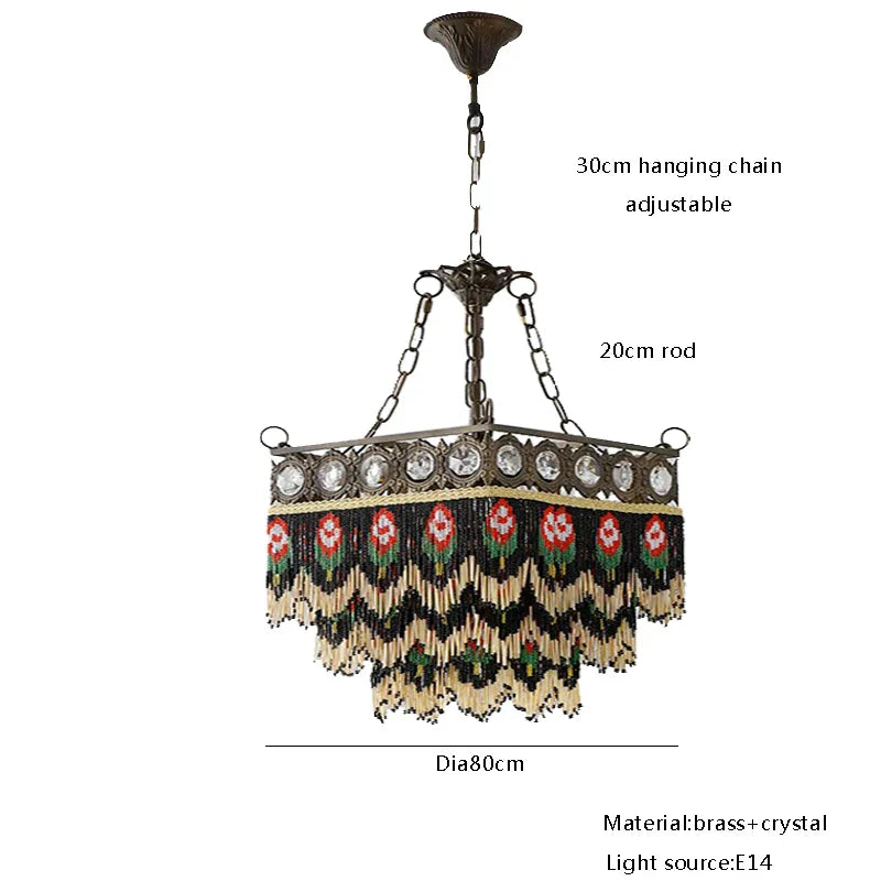 Decorbites™ Französischer Messing-Kristall-Deckenleuchter | Klassische Europäische Hängeleuchten