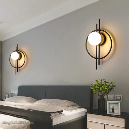 DecorBites™ Glass Ball LED Wall Lamp Modern Light Luxury Home Decor Fixture