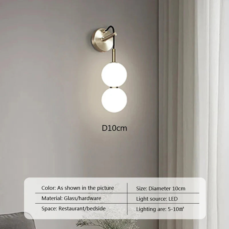 Decorbites™ Glas-Kugelleuchter: Moderne Dekoration für Duplex-Treppenhäuser, Wohnzimmer, Schlafzimmer