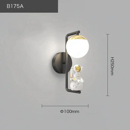 Decorbites™ Kinder-Astronaut-Wandlampe: Moderne Raumthemen-Schlafzimmerleuchte