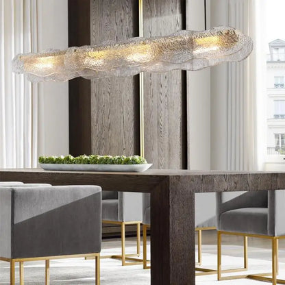 Decorbites™ Kunstglas-Esszimmertisch-Leuchter: Moderne Luxus-LED-Hängeleuchten