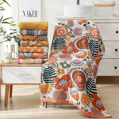 DecorBites™ Cotton Bath Towel - Soft & Absorbent 80x160cm - Large & Luxurious