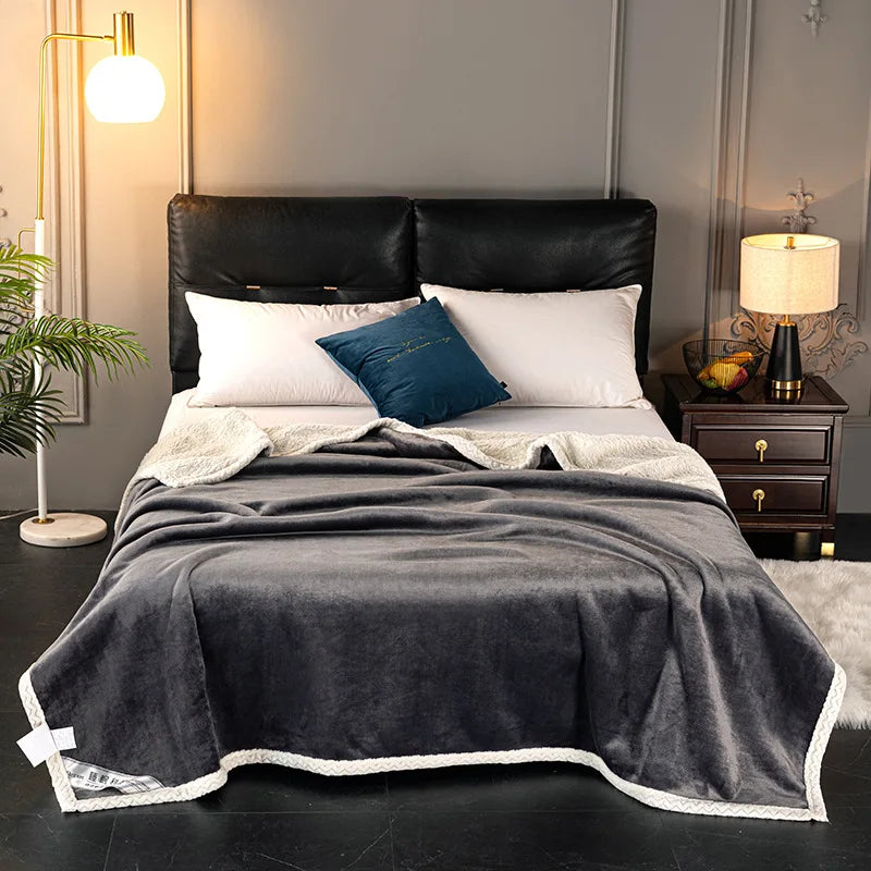 Decorbites™ Zweilagiges Samt-Sofadecke: Luxuriös warm & hautfreundlich