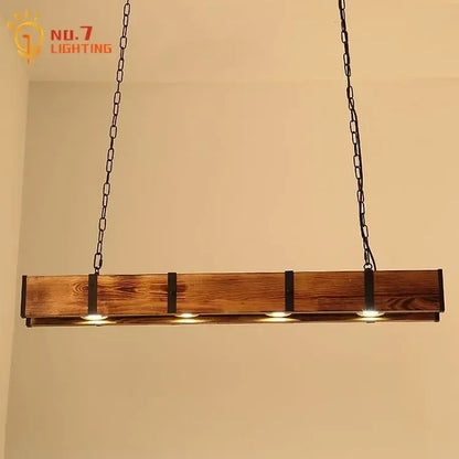 Decorbites™ Industrielle Holz-Pendantleuchten für die Einrichtung von Zuhause, Restaurant, Bar, Café