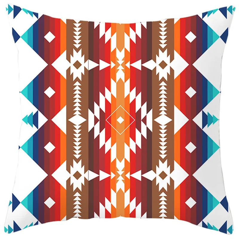 Decorbites™ Ethnisch-böhmisches Geometrisches Kissenbezug für farbenfrohe Homestay-Dekoration
