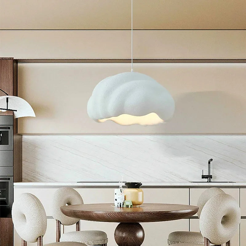 Decorbites™ Creme Wabi Sabi LED-Hängeleuchter - Elegante Dekoration für Esszimmer und Schlafzimmer