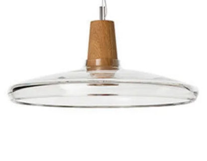 Decorbites™ Glas-Lampenschirm-Hängeleuchte, Holz-Hänge-Suspension, Retro-Amerikanisches Design