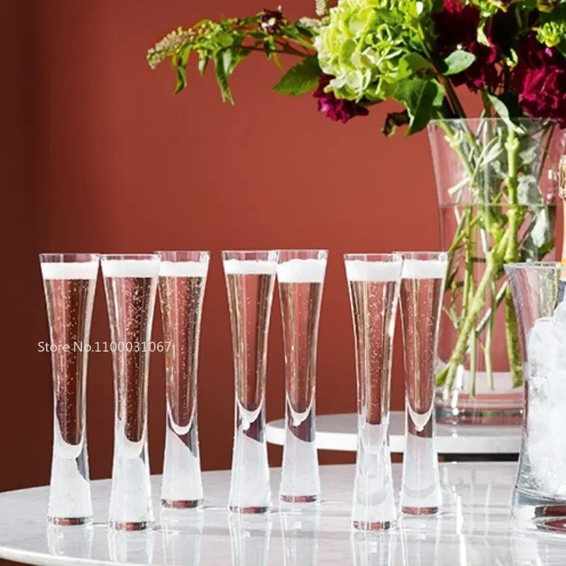 Clear Bubble Wine Glasses