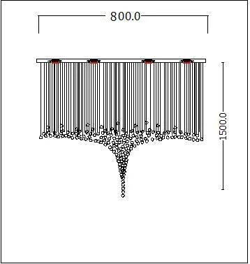Modern Crystal Staircase Chandelier