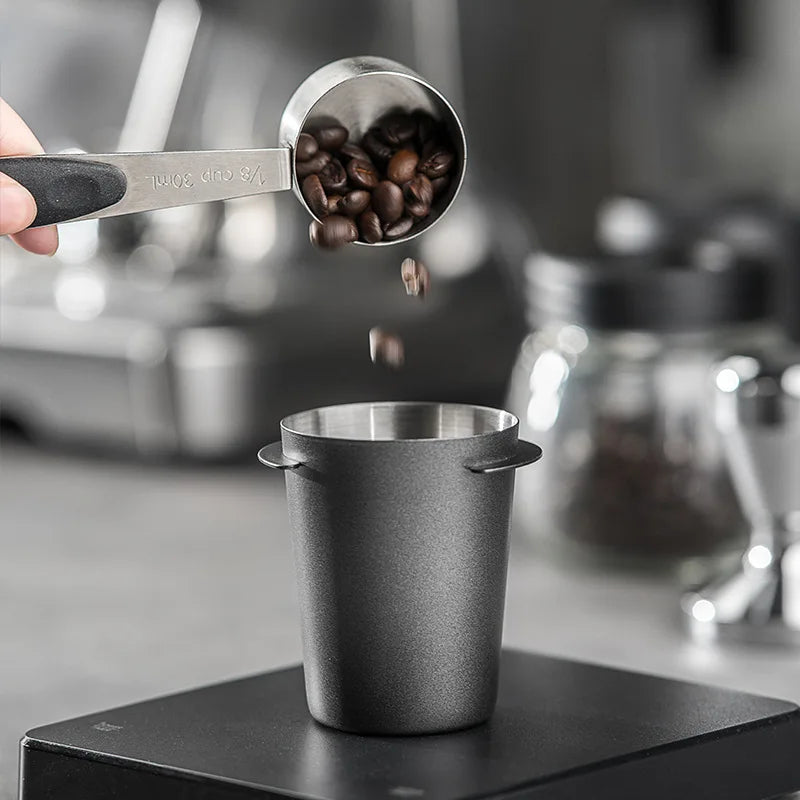 Decorbites™ Espressodosierbecher: Kaffeepulverzuführer & -verteiler für Espressomaschine