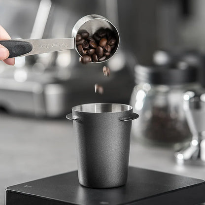 Decorbites™ Espressodosierbecher: Kaffeepulverzuführer & -verteiler für Espressomaschine