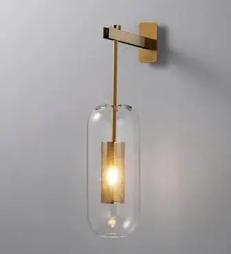 Gold Industrial Wall Sconce
