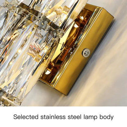 Decorbites™ Kristall-Wandleuchte: Nordisches LED-Luxusdesign, Kunstgold/Chrom für Wohnzimmer, Schlafzimmer
