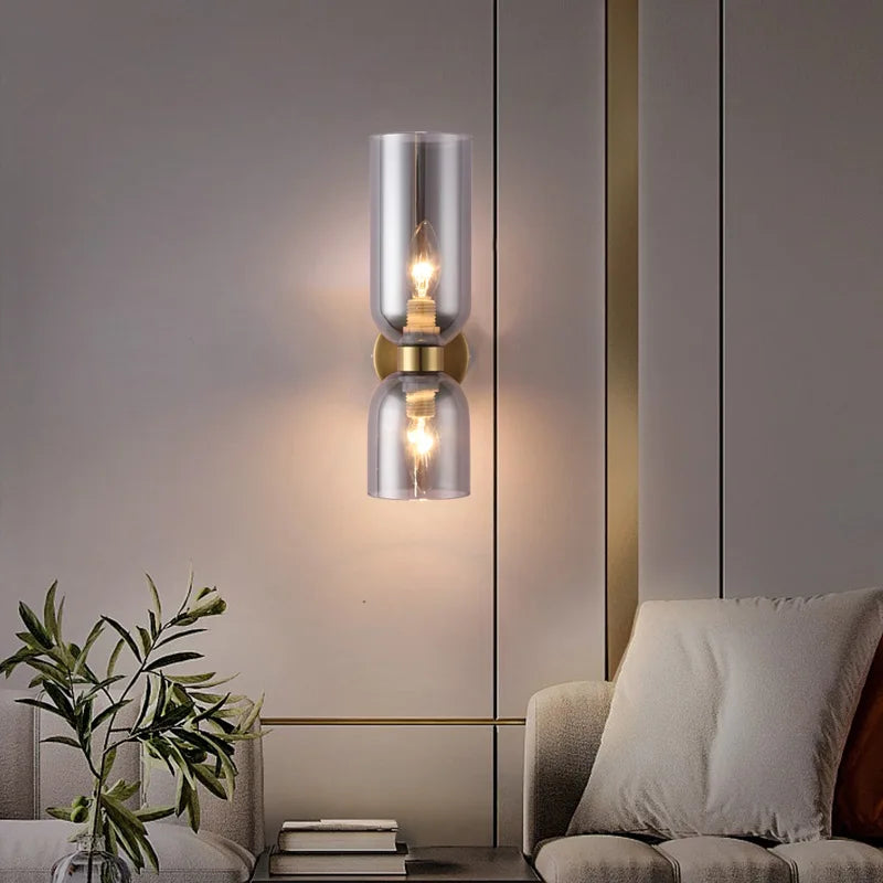 Decorbites™ Glasball-LED-Wandleuchten – Nordisch moderne Wandlampen für Schlafzimmer, Badezimmer, Treppenhäuser