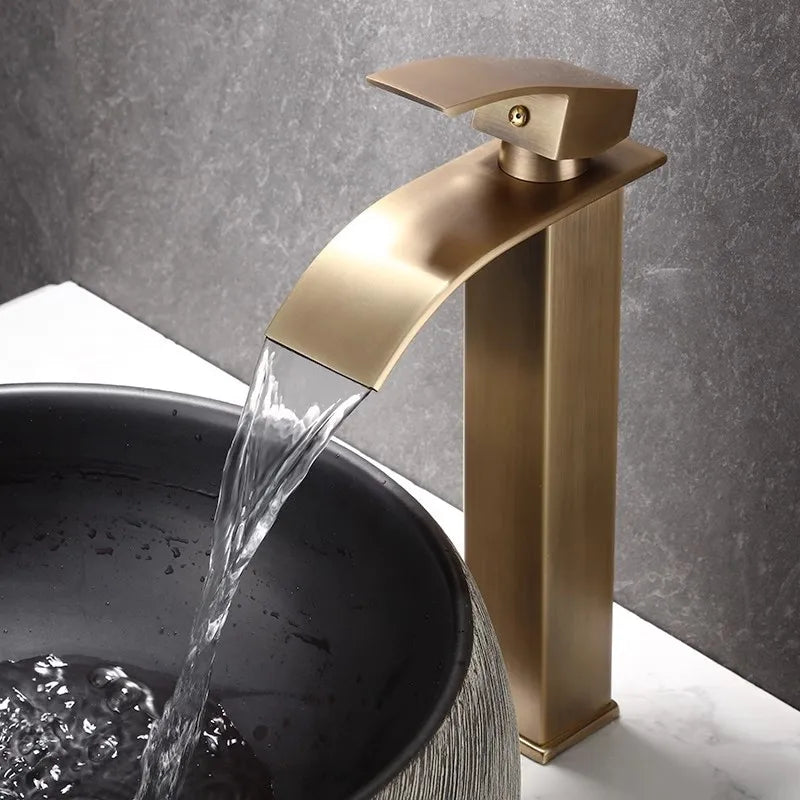 Bathroom Faucet Antique Bronze Basin
