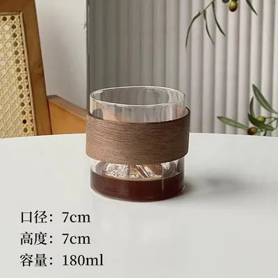 Decorbites™ Guanshan Hängeohr-Kaffeetasse Glas-Wasserbecher für Handgebrühter Latte-Tee-Getränk